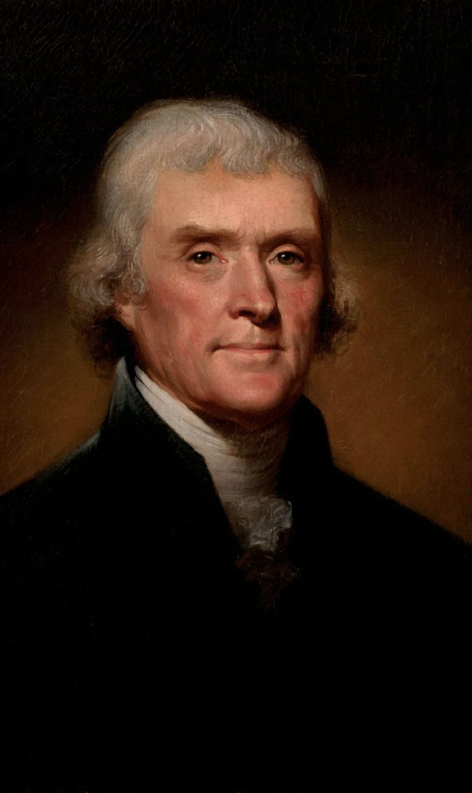 Thomas Jefferson, portrait by Rembrandt Peale, 1800